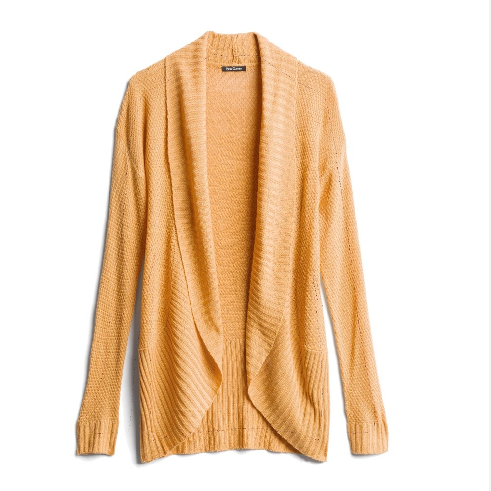 Pink Clover Kaia Textures Curved Cardigan